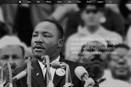Apple Commemorates Dr. Martin Luther King Jr. on Website
