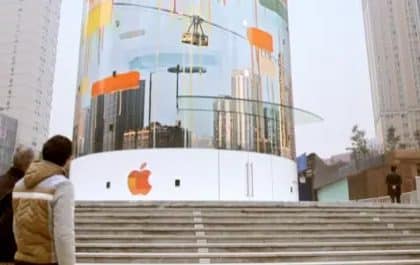 Chongqing Apple Store Mural Featured in New Video