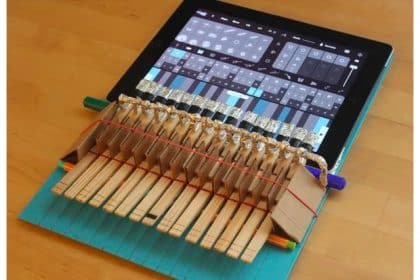 Innovative Clothespin Piano App for iPad Music Creation