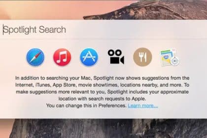 OS X Spotlight Search Bug Reveals IP Address to Spammers