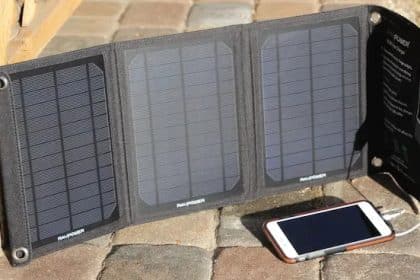 RAVPower 15W Solar Charger & Savior Battery Pack Review