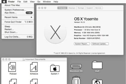 Transforming Yosemite OS to Resemble Classic System 7