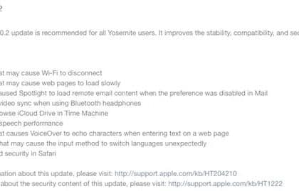 Updates Available for OS X Yosemite 10.10.2 and iOS 8.1.3