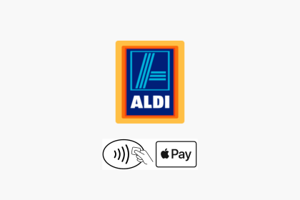 Apple Pay and Aldi logo