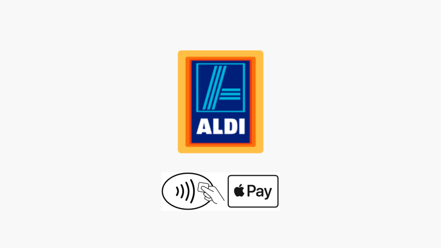 Apple Pay and Aldi logo