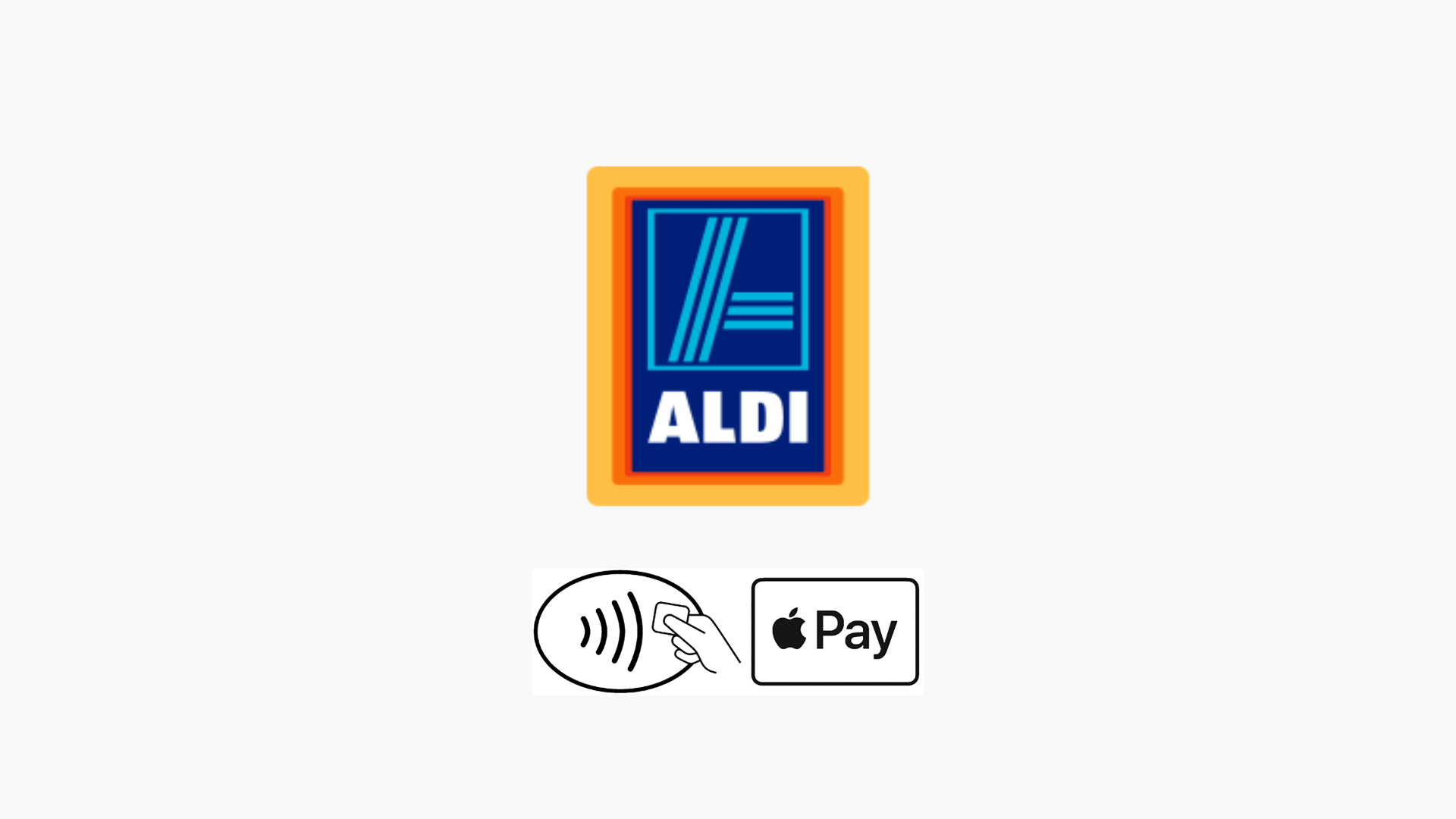 Apple Pay and Aldi logo