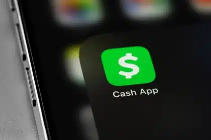 An icon of Cash App on an iPhone device