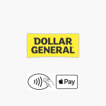 Dollar General and Apple Pay logo