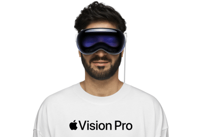 A Guy Wearing the Apple Vision Pro