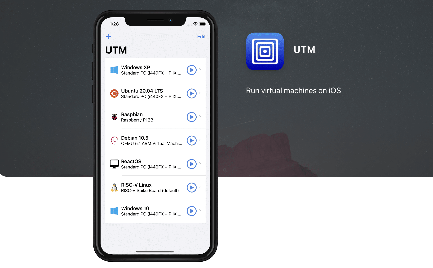 UTM SE on iOS