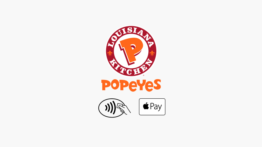 Popeyes and Apple Pay logo