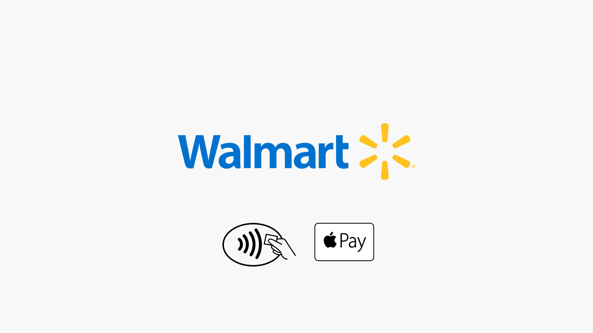 Walmart and Apple Pay logo