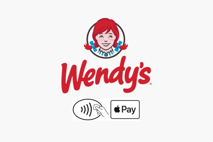 Wendy's and Apple Pay Logo