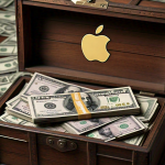 apple logo cash