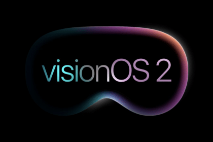 The Apple visionOS 2 logo