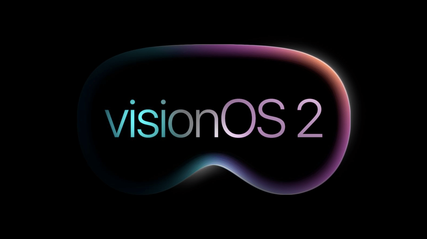 The Apple visionOS 2 logo