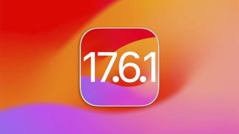 iOS 17.6.1 Icon with colourful peach background