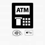 ATMs and Apple Pay logo