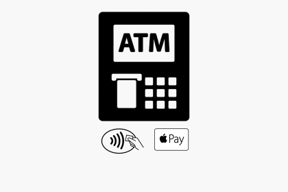 ATMs and Apple Pay logo