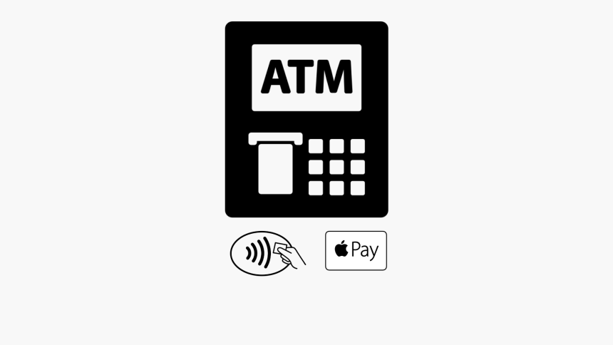 ATMs and Apple Pay logo