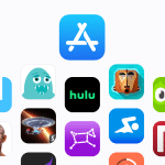 Assorted app icons from the Mac App Store.