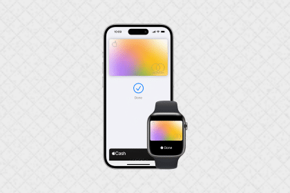 Apple Pay on an iPhone and Apple Watch