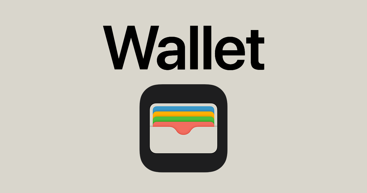 Apple Wallet logo with a colorful icon