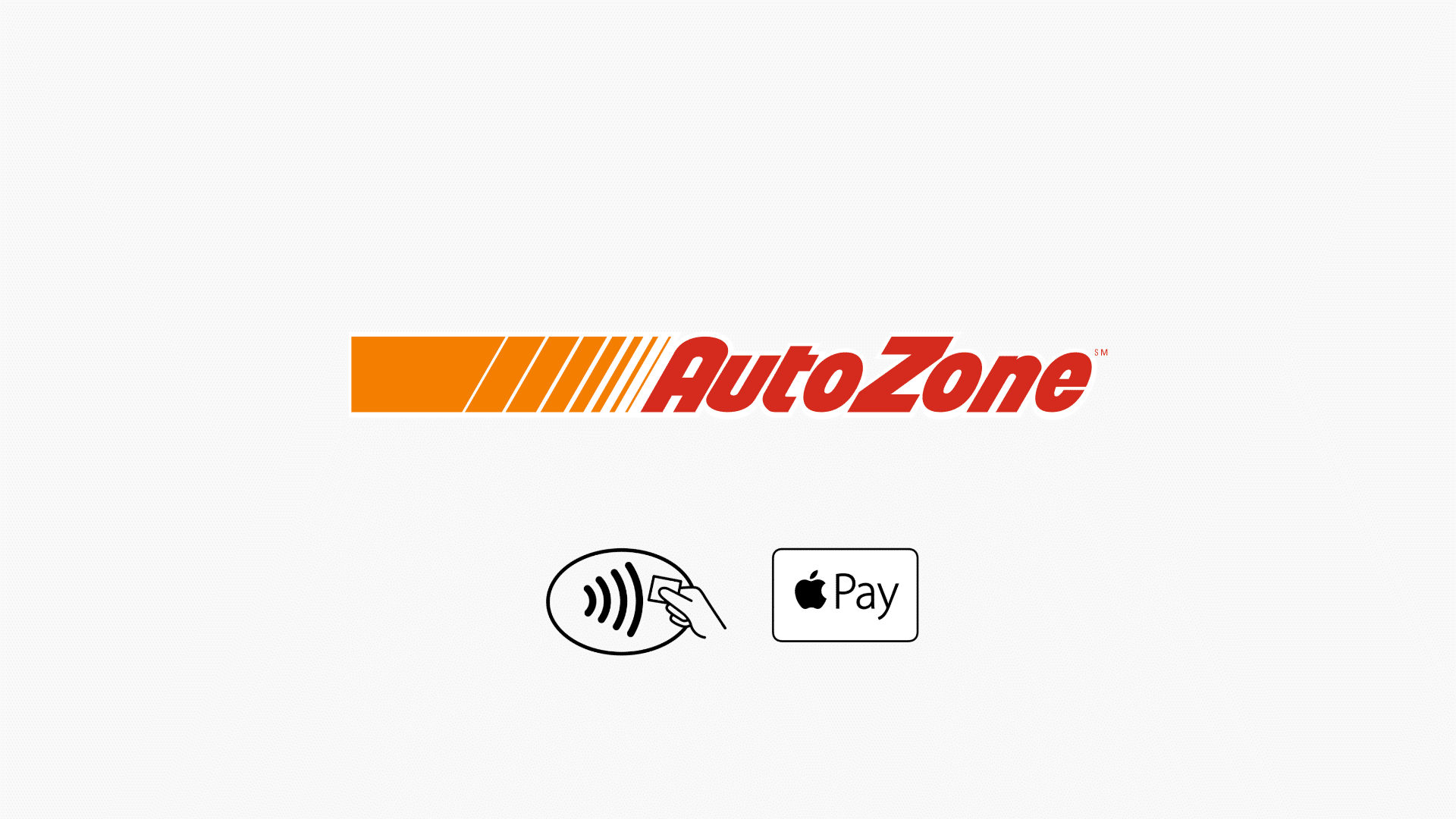 AutoZone and Apple Pay logo