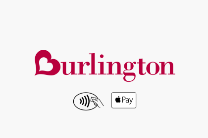 Burlington and Apple Pay logo