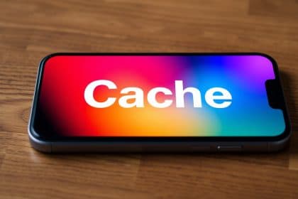 Cache written on an iPhone