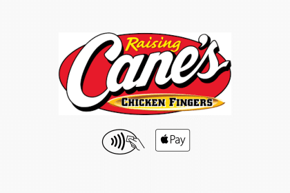 Canes and Apple Pay logo