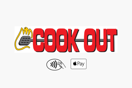 Cookout and Apple Pay logo