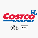 Costco Gas and Apple Pay logo