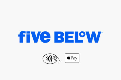 Five Below and Apple Pay logo