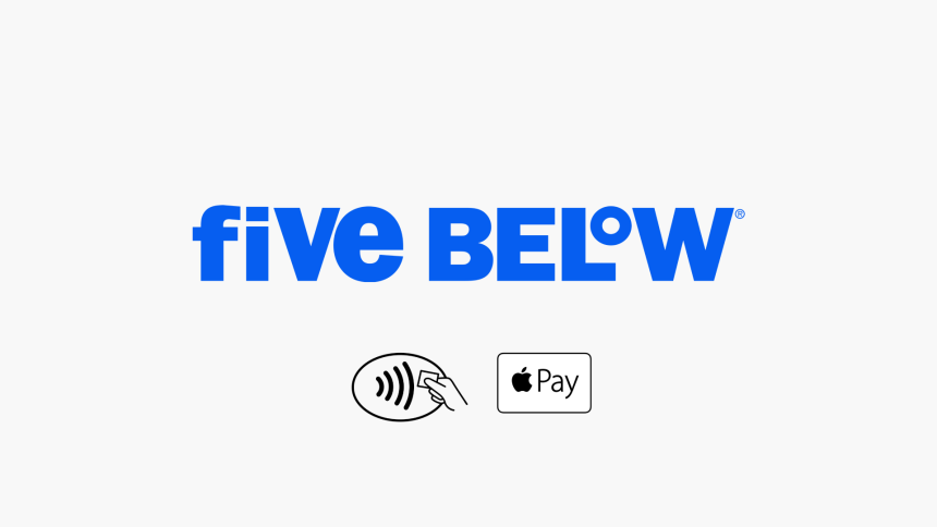 Five Below and Apple Pay logo