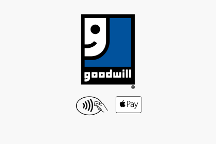 Goodwill and Apple Pay logo