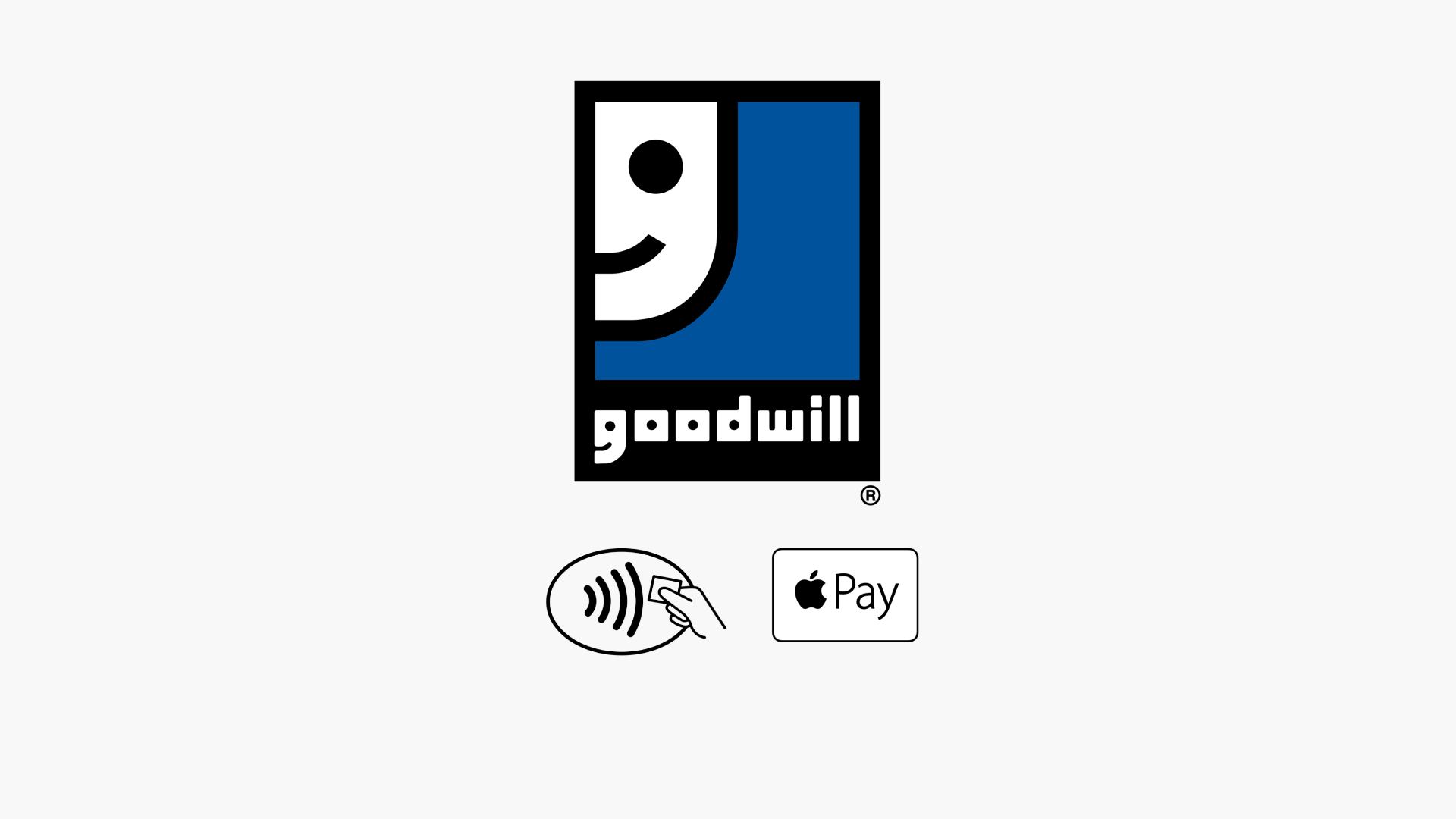 Goodwill and Apple Pay logo