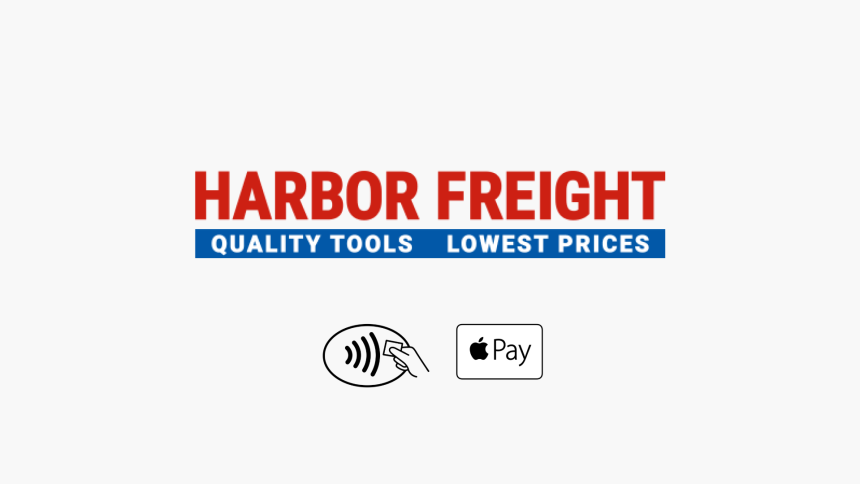 Harbor Freight and Apple Pay logo