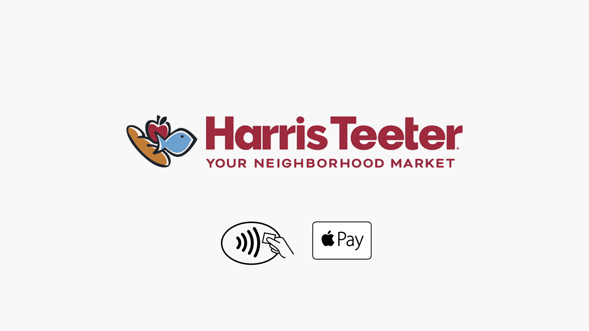 Harris Teeter and Apple Pay logo