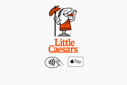 Little Caesars and Apple Pay logo