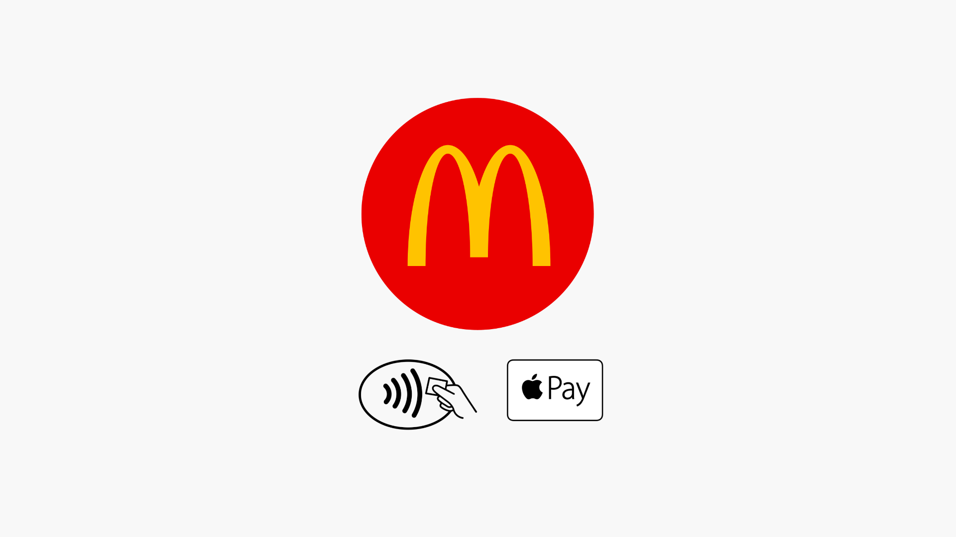 McDonald's and Apple Pay logo