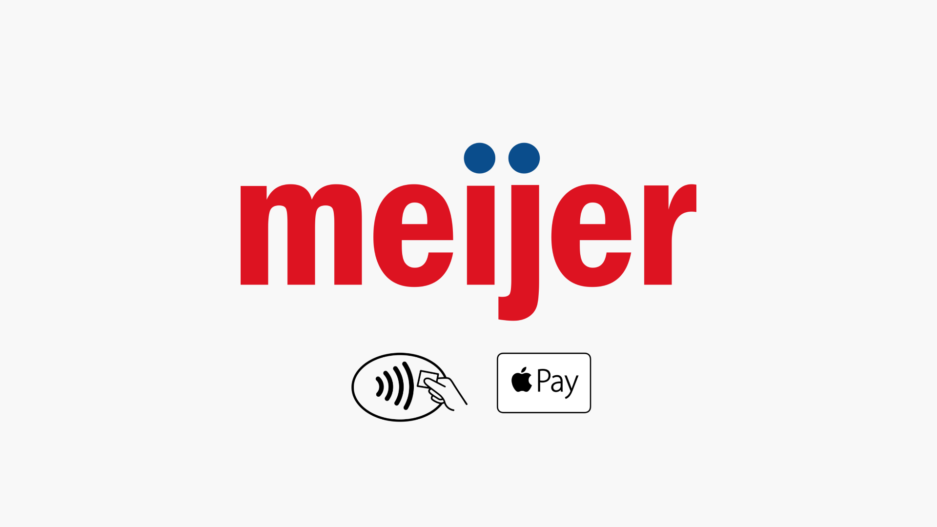 Meijer and Apple Pay logo