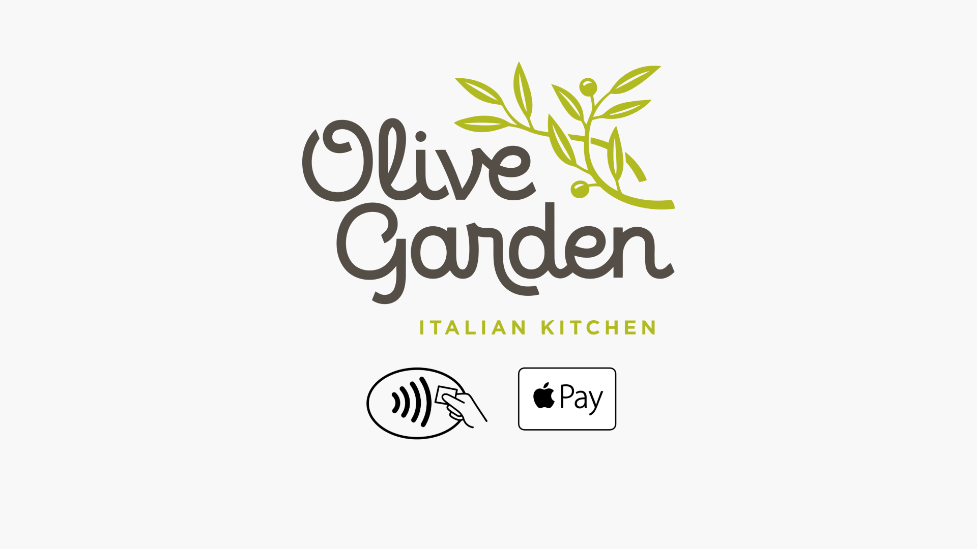 Olive Garden and Apple Pay logo