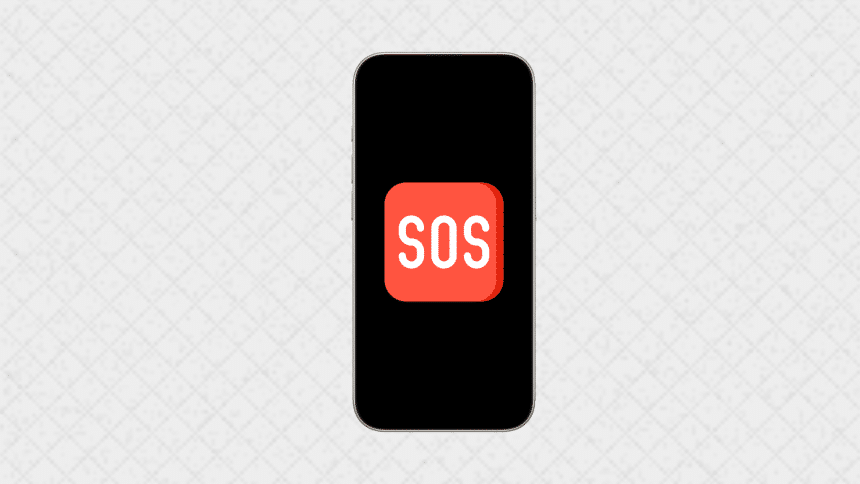 SOS on iPhone