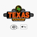 Texas Roadhouse and Apple Pay logo