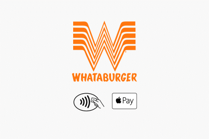 Whataburger and Apple Pay logo