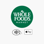 Whole Foods Roadhouse and Apple Pay logo