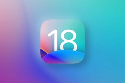 iOS 18 Icon with colourful blue background.