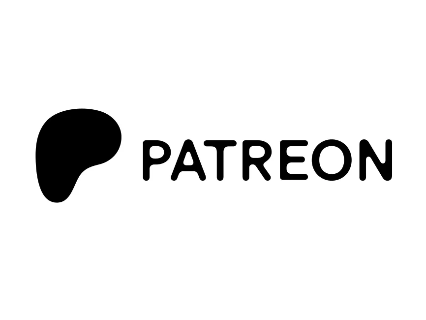 Patreon Logo design on white background.