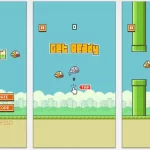 Flappy Bird gameplay screens.